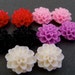 Mum Flower Cabochons, Multi Color Pack, 10 pcs, 16mm