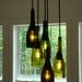 Cascading Wine Bottle Chandelier