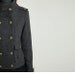 Winter coat wool coat cashmere coat gray coat grey coat double breasted coat military coat/winter jacket woollen coat short ( (FM017)