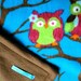 Fleece Toddler/ Baby Blanket- 'Owls at Midnight' for Girls & Boys
