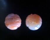 Carved marbled agate rose beads-perfect for your next project