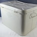 Vintage Savory Bread Box White Cottage Kitchen Storage