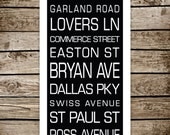 Dallas Destination Print