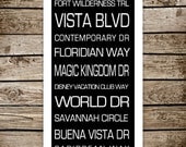 Disney World // Orlando Destination Print