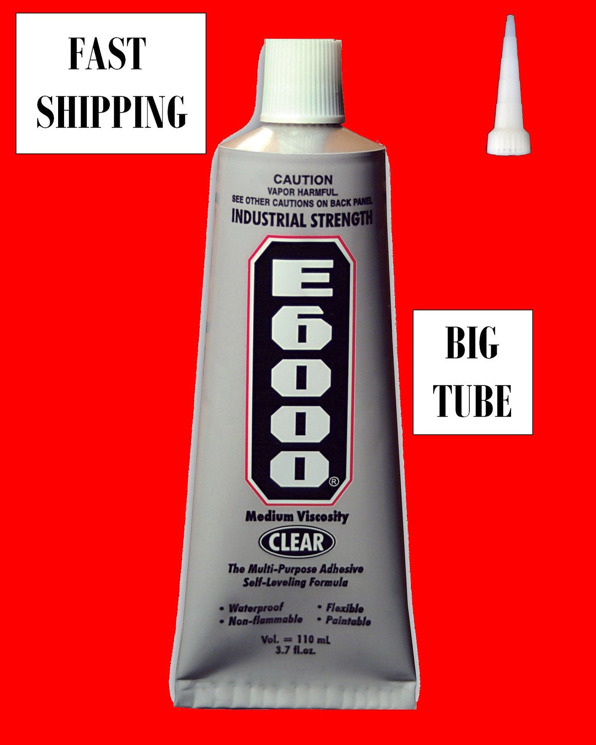 E-6000 Indus Strength Craft Glue Adhesive 110ml & tip