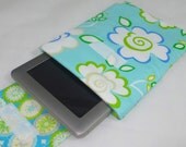 Nook/ Kindle or E-reader case- Monogrammed FREE/  Kumari Garden Print
