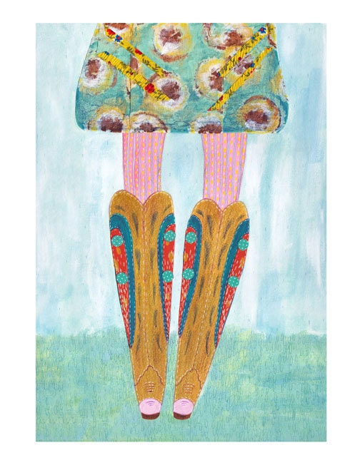 WEARING THE BOOTS 8.5" x 11" print