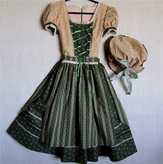 Woman's Oktoberfest Dirndl Dress, Size 8 to 10