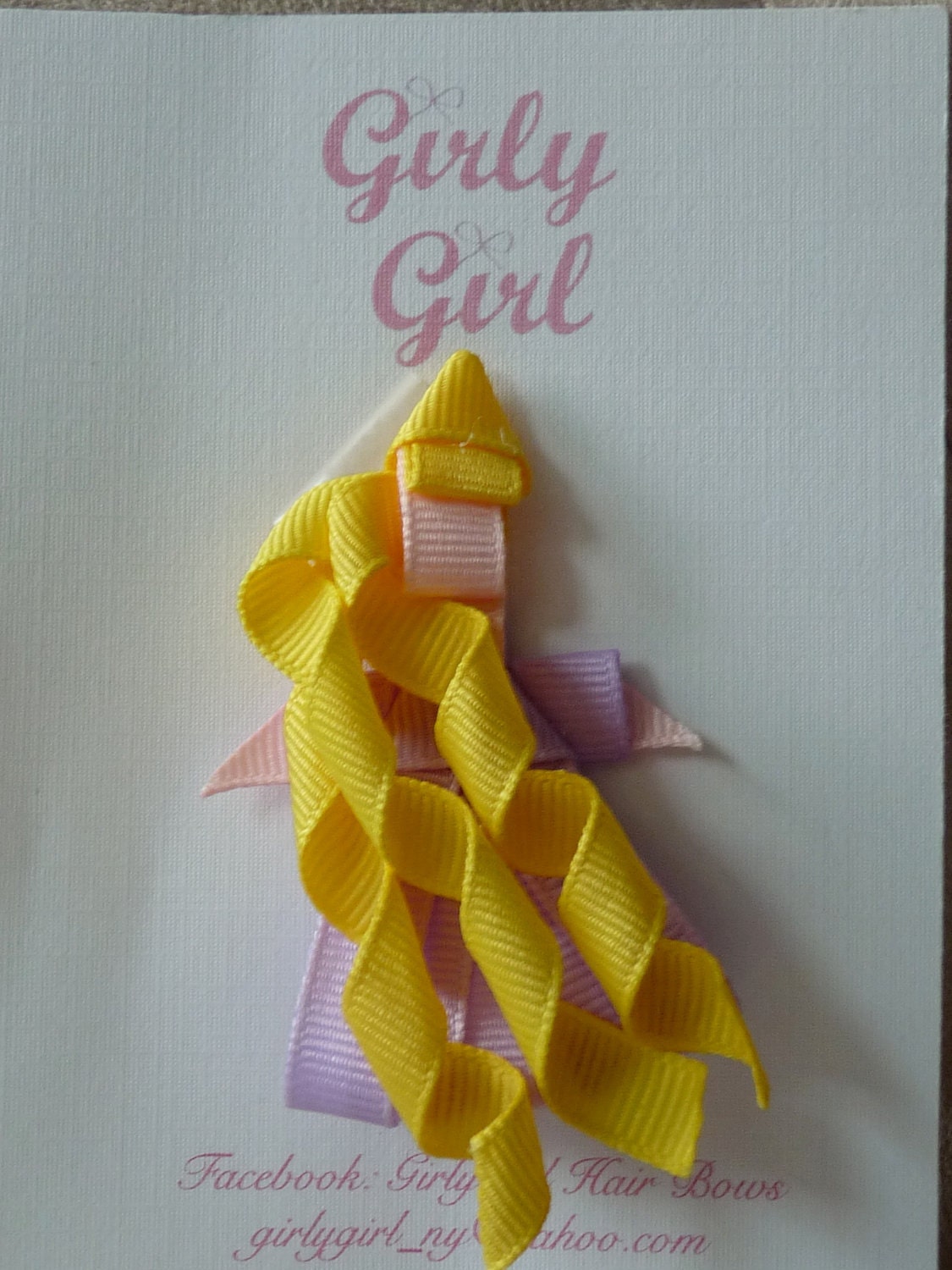 Princess sculpture hair clip - Rapunzel