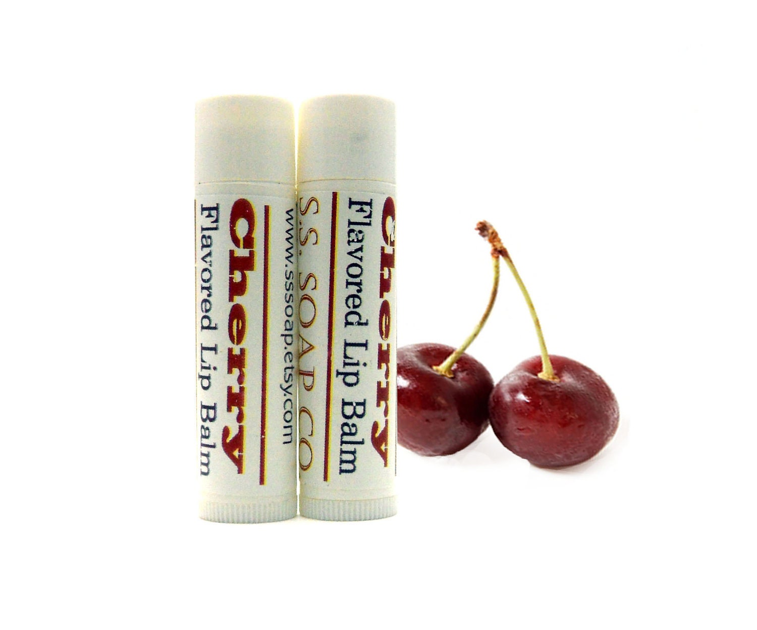 Cherry Flavored Lip Balm - Natural