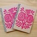 Set of Two Block Printed Notebooks