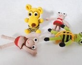 Crochet Amigurumi  Mr. Lion & Friend ( finished doll )