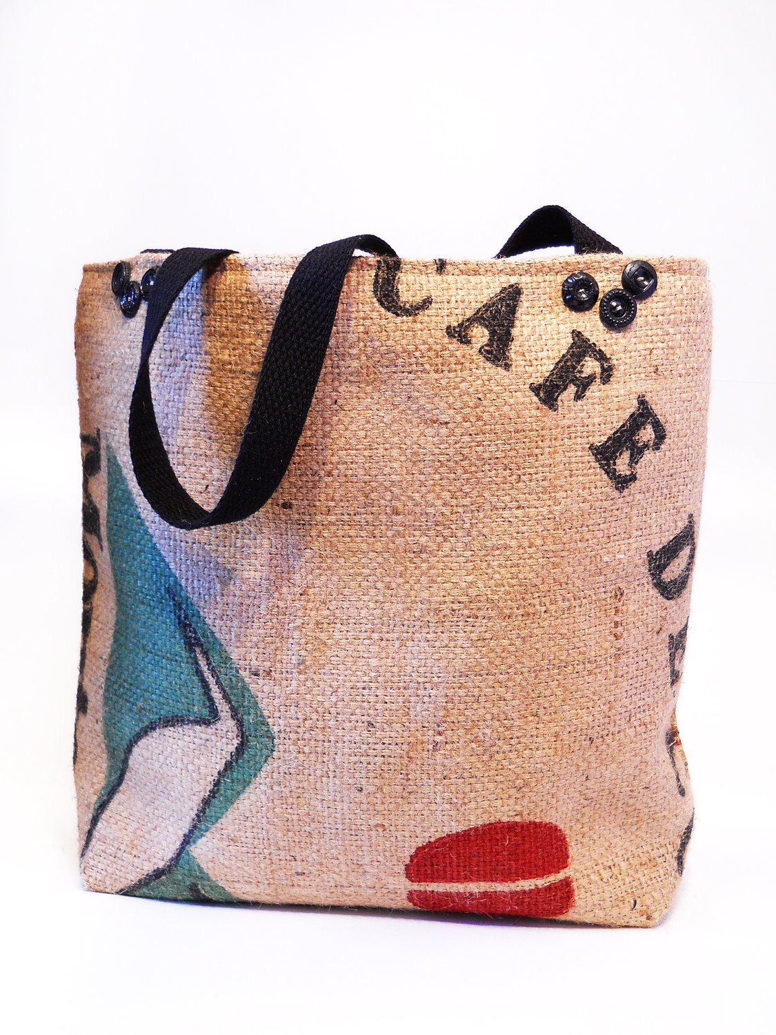 Recycled Coffee Sack Tote Bag