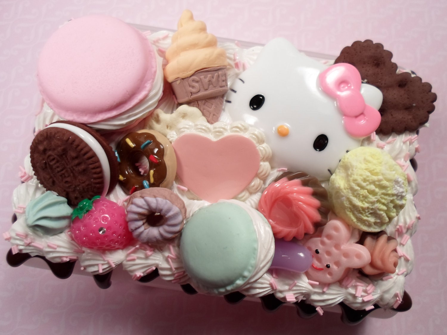 Kawaii Sweets Decoden Case for Nintendo 3ds Game Cartridges