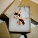 Orange Salmon Sushi Earrings