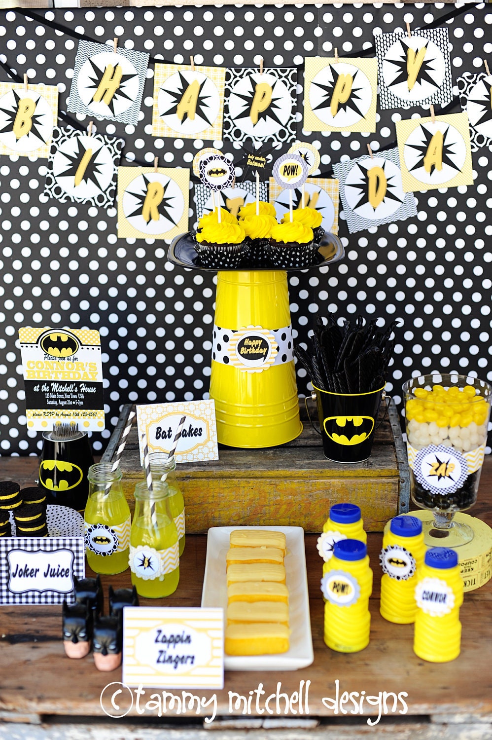 The Holy Smokes Batman Party Printable Party Collection