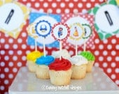 NEW INSTANT DOWNLOAD  The Super Mario Collection 2" Party Printable circle tags 1 cupcake toppers etc.