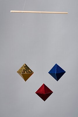 The Octahedron Mobile  (A Classic Montessori Mobile)