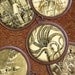 1 inch Circles - Hard-to-Find Victorian Steampunk Images - Kraken, Airships, etc. Digital Collage Sheet - Download and Print