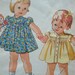 toddlers 6 MONTHS vintage mccalls sewing pattern DRESS baby yoke puff sleeves SMOCKING button front