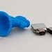 Coeruleum Blue Art Glass Zippo Smoking Set