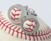 Pirates GAME USED Baseball Cufflinks w/ Gift Bag