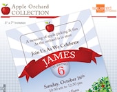 Apple Orchard Invitation - Apple Picking Birthday Party DIY Printable - Do-It-Yourself - Fall Harvest Il_170x135