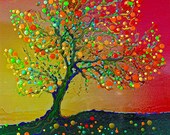 Singing Angel Tree Angelic Healing Giclee Print