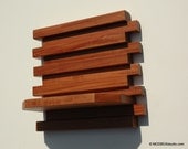 Wall Sconce Candle Holder Minimalist Modern Wood Wall Hanging Shelf Set of 2