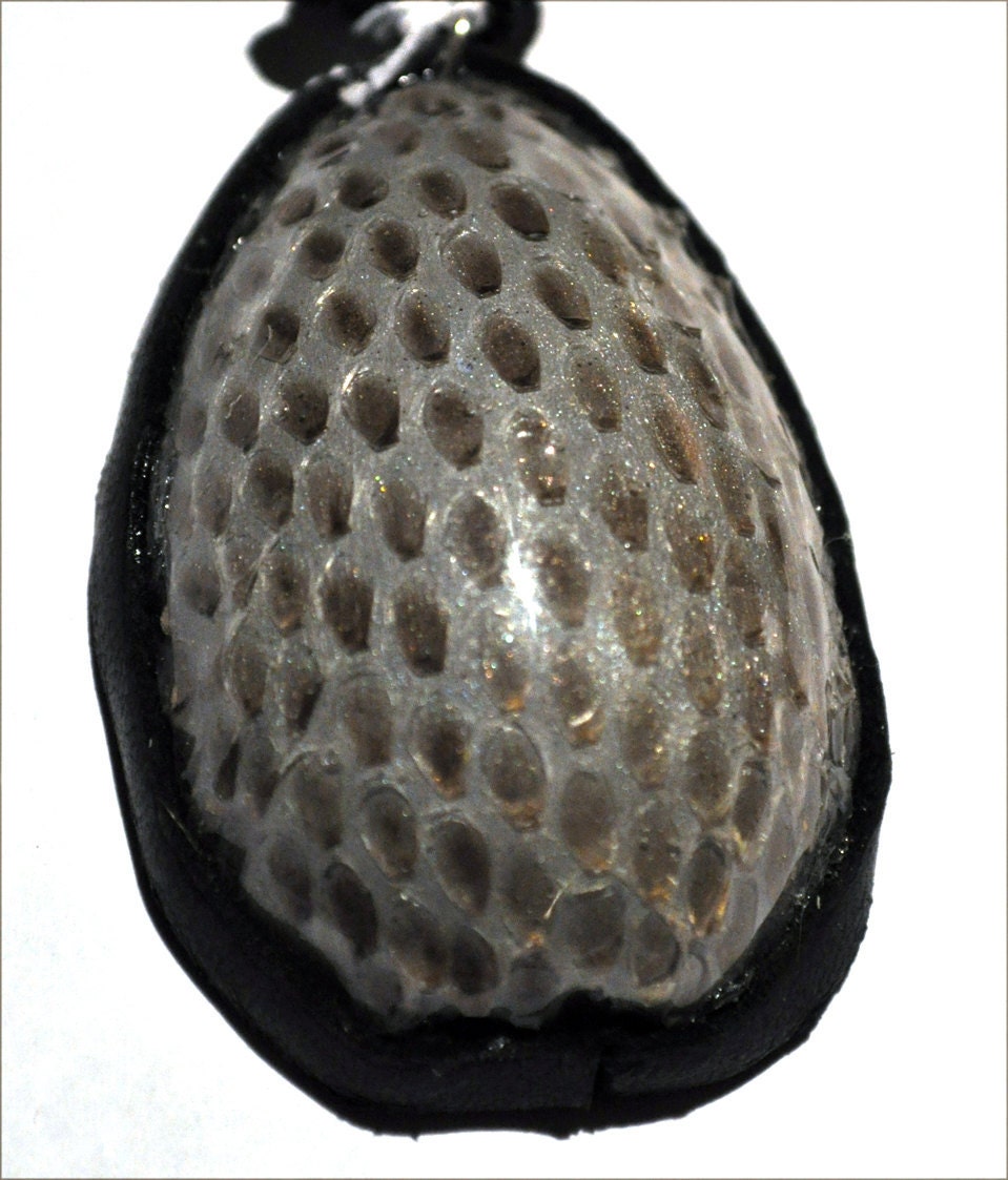 Dragon Hide Pendant- Granite Python