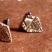 Brass Studs: Rough Diamond