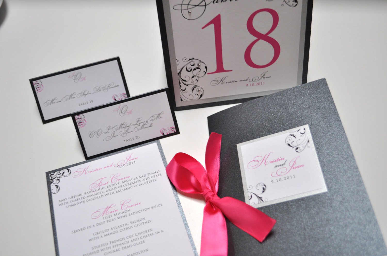 Table Numbers for weddings