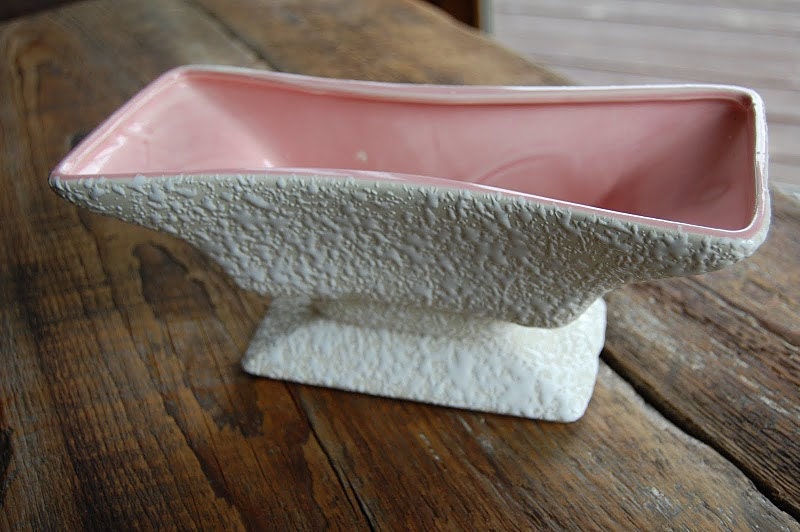 Royal Windsor Pink Deco Planter with White Spatter Glaze