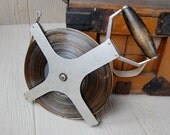 Vintage Industrial Keuffel & Esser Champion Metal Tape Measure