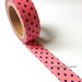 Washi Tape - Pink & Blue Polka Dot Japanese Masking Tape