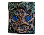 Porcelain Tile Bead "World Tree" by Laura Mears - BeyondBeadsGallery