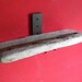 Rustic 16" Driftwood Shelf with Iron Bracket Beach Decor