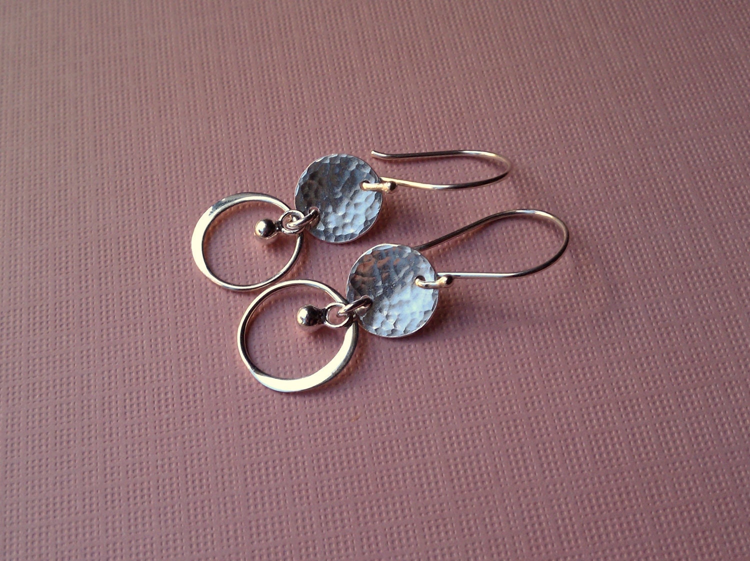 Celestial Circles Sterling Earrings