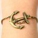 Retro anchor bracelet