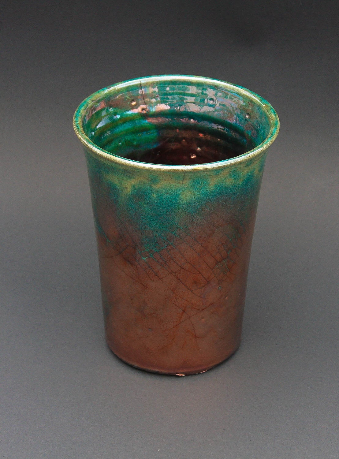 Raku Vase Handmade Ceramics