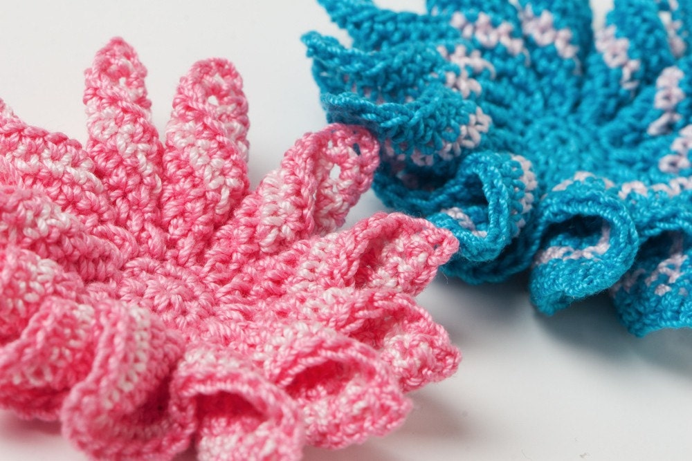 Crochet Pattern Flower 12 Spikes PDF Instant Download