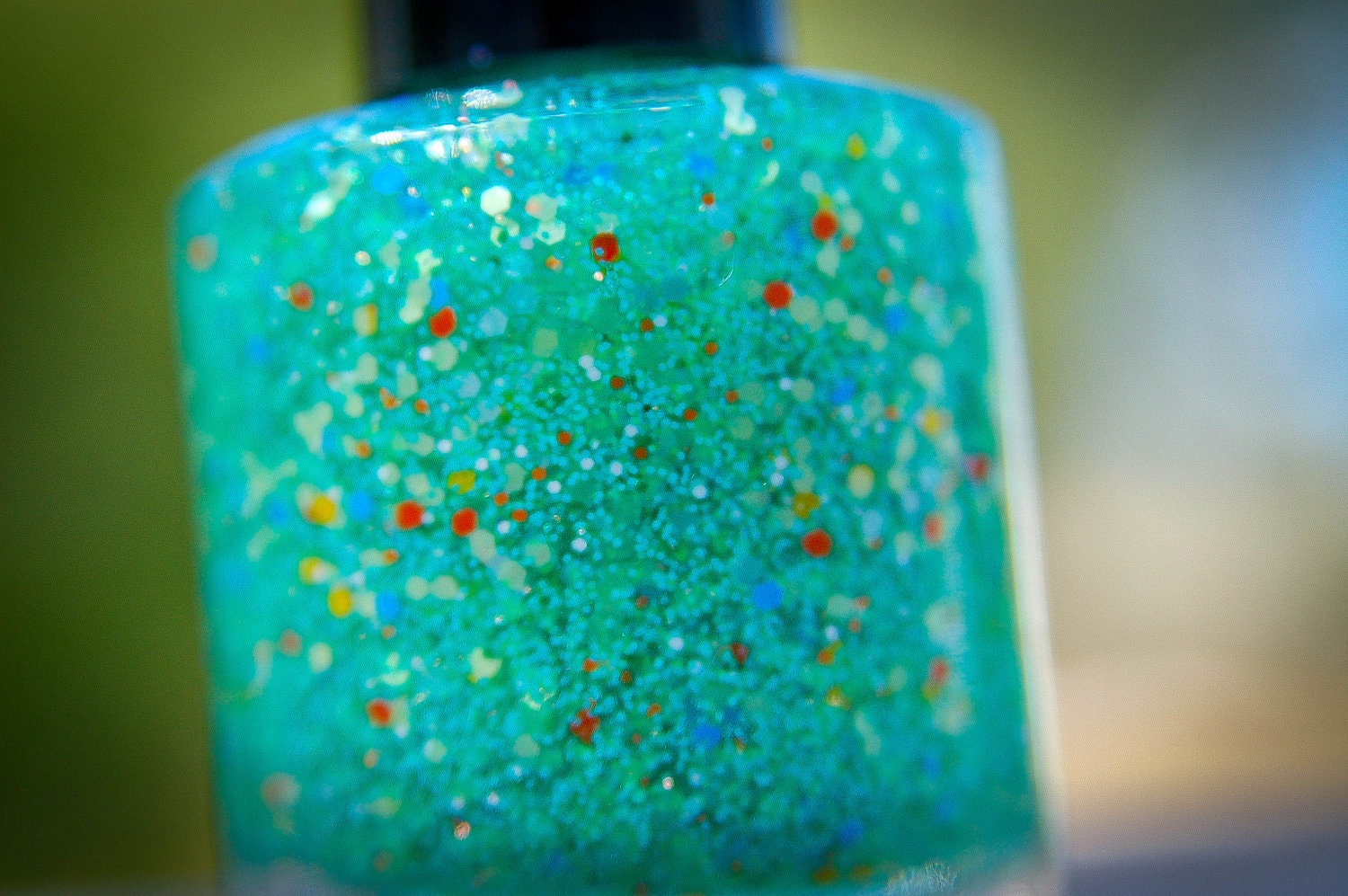 Sssnot What You Think: Nail Polish Custom blended Glitter Lacquer (matte)
