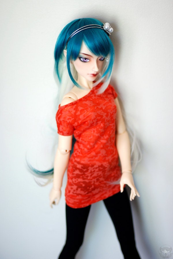 SD Orange Camouflage Tunic For BJD