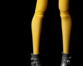 Super Gem Yellow Net Stockings For SD BJDs