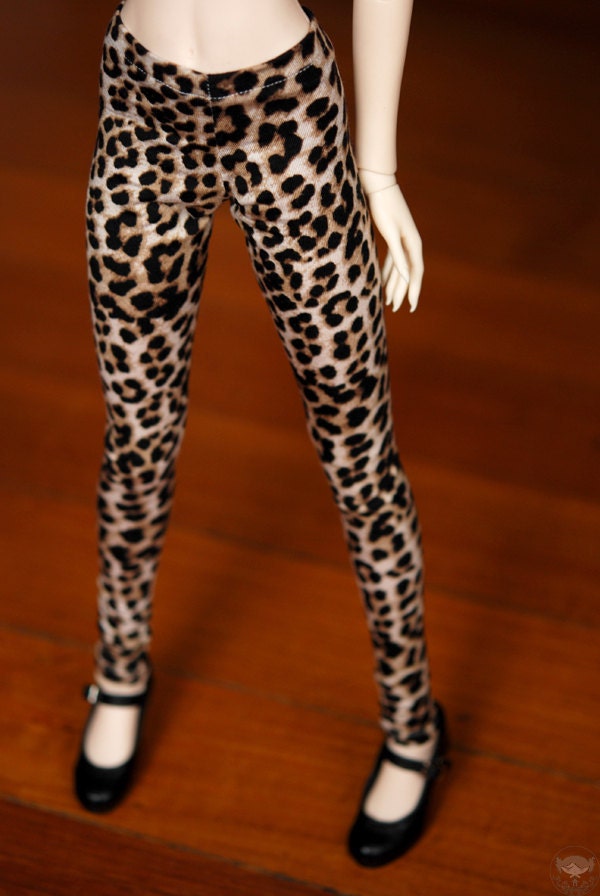 BJD SD Leopard Print Leggings For Ball Jointed Dolls