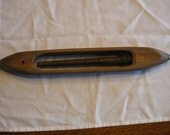 Antique wooden weaving yarn - loom shuttle