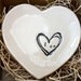 I Do Heart Bowl, Ring Dish, Gift Boxed ready to ship, Home Decor, Candle Holder, Hand Made Pottery