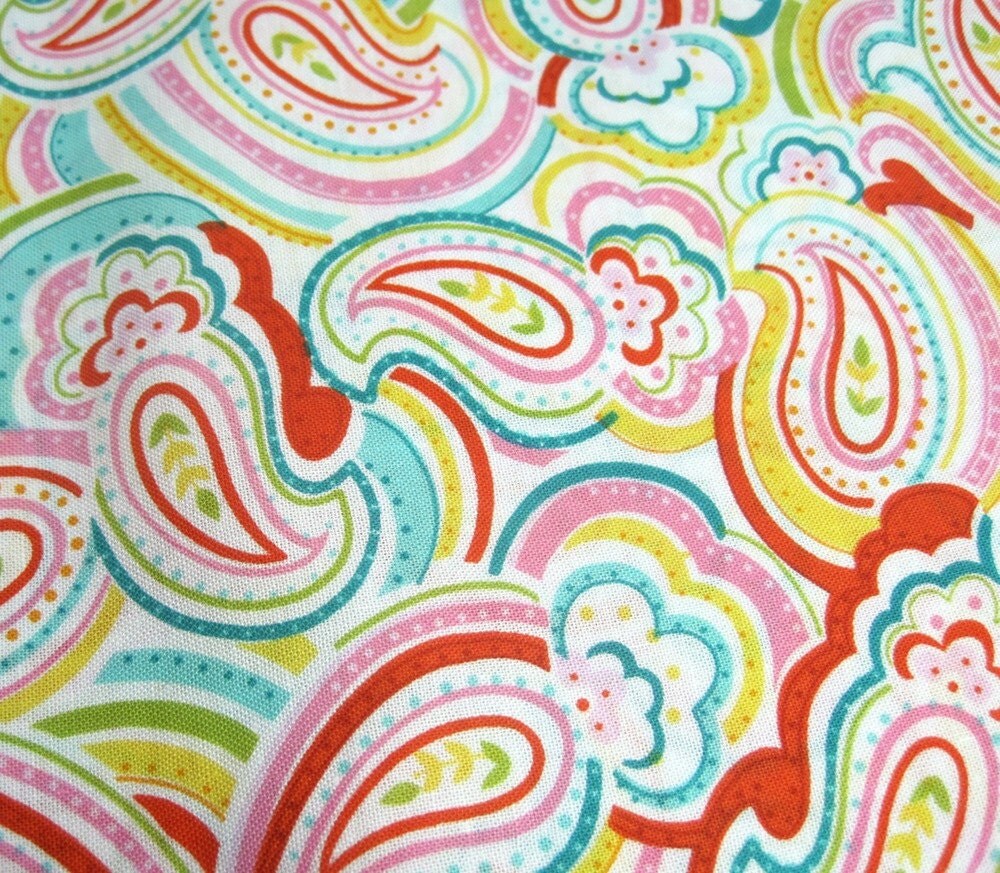 Bright Paisley Fabric