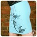 Mermaid Pencil Skirt - Turquoise skirt - MEDIUM mini skirt