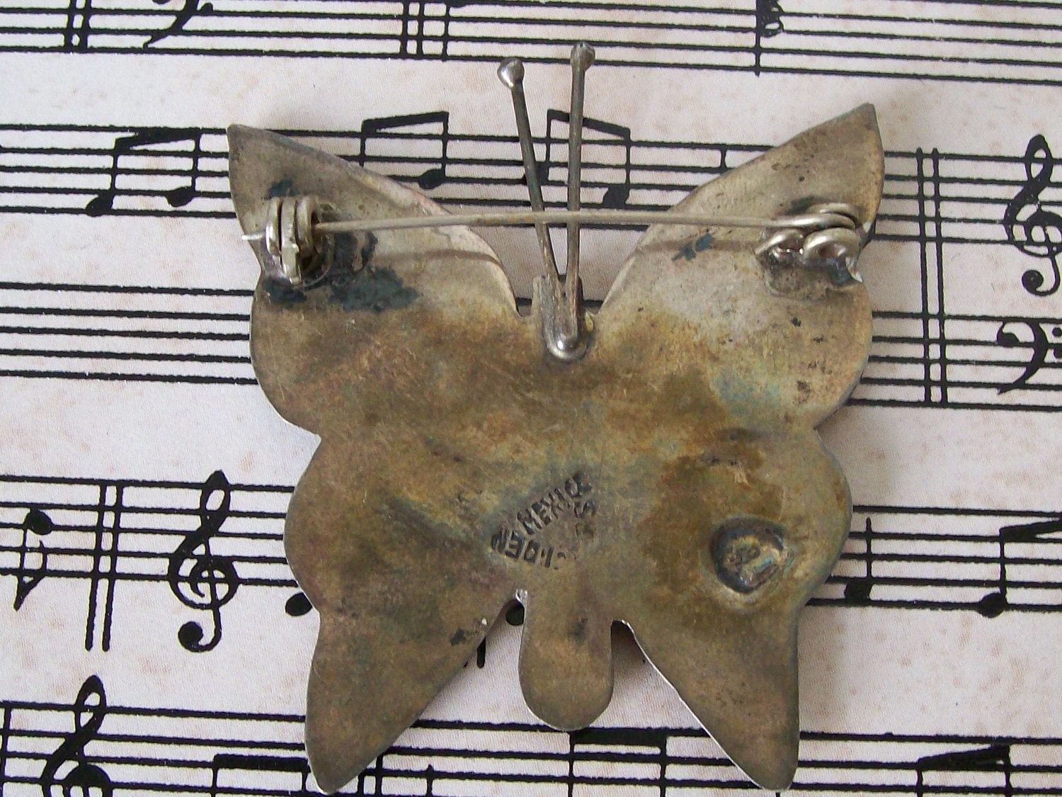 Abalone Butterfly Brooch